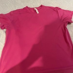 All Yours Cotton Tee in Sonic Pink